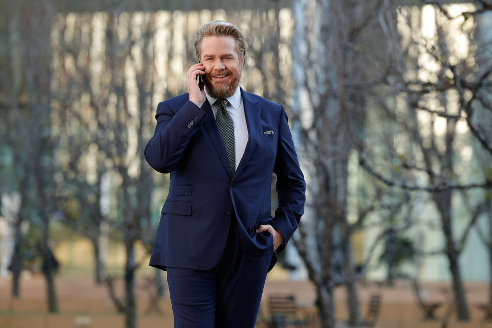 Josh McDermitt as Stuart Lane in a scene from 'Suits LA' on NBC.