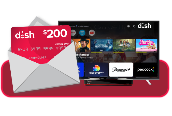 $200 DISH Prepaid Card