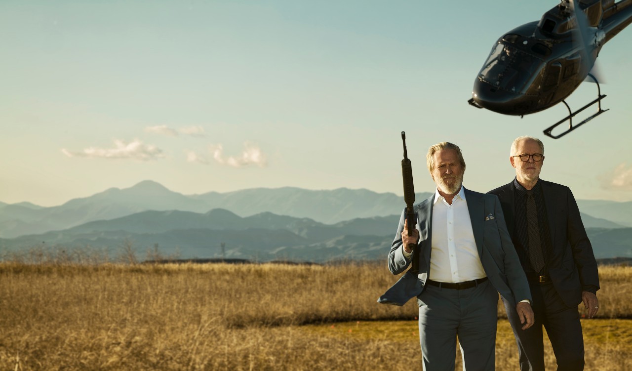 FX's THE OLD MAN-- Pictured: (l-r) Jeff Bridges as Dan Chase, John Lithgow as Harold Harper. CR: Kurt Iswarienko/FX